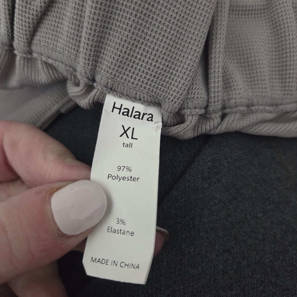 HALARA Gray High-Rise Wide-Leg Pants Size X-Large Tall - Picture 5 of 5
